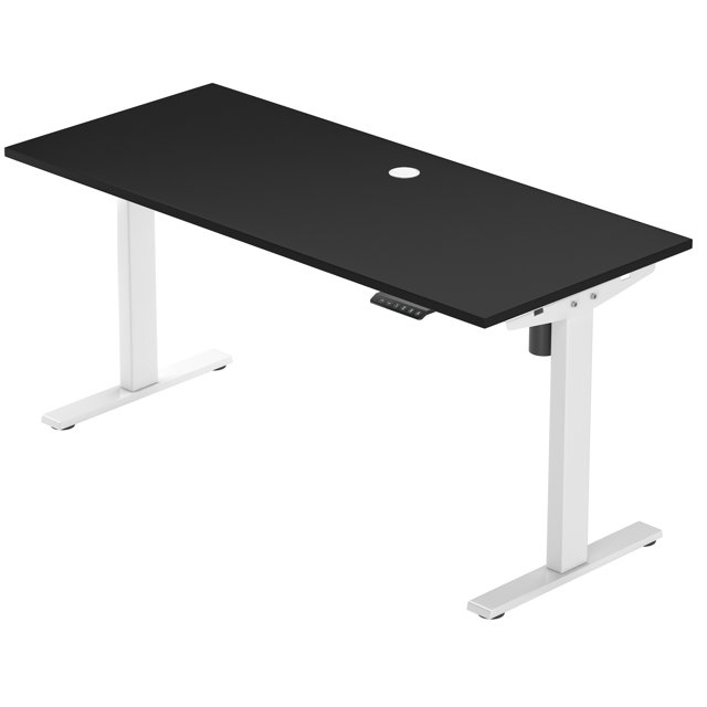 PROGRESSIVE DESK Standing Desk 48x30 - Electric Adjustable Height Stand Up Desk - One Piece Top