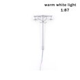 thumbnail image 1 of Model Layout Lights Double-Heads Outdoor Garden Lamps Scale Mini Miniature Lamppost Yards Table Train Street Decorations Gray（1:87）（Warm）, 1 of 9