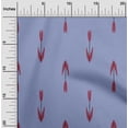 thumbnail image 1 of oneOone Silk Tabby Fabric Arrow Ikat Printed Fabric 1 Yard 42 Inch Wide, 1 of 4