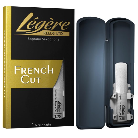 LéGère Reeds - Soprano Saxophone Reed, Taille Française, Force 2,75 (SSF2,75) - Reed à Vent Synthétique de Qualité Supérieure