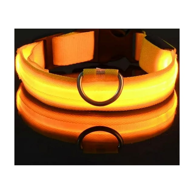 Pet Collar Cat Luminous Pet LED No Printed Luminous Safety Collar for Cats Dogs