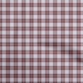 thumbnail image 1 of oneOone Velvet Brown Fabric Check Sewing Material Print Fabric By The Yard 58 Inch Wide, 1 of 4