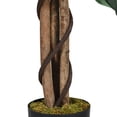 thumbnail image 3 of Gymax 4Ft Artificial Ficus Tree Fake Greenery Plant Home Office Decoration, 3 of 6