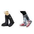 thumbnail image 2 of tredstone Waterproof Shoe Covers Reusable Motorcycle Cycling Rain Boots Covers Rainproof Sneaker Overshoes, 2 of 9