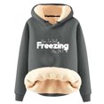 thumbnail image 1 of Birdeem Sweat à Capuche d'Hiver Chaud en Peluche pour Femmes Manches Longues, 1 of 1