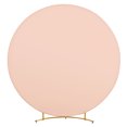 thumbnail image 1 of Round Arch Backdrop Cover For 6ft/6.5ft/7.2ft Circle Arch Stand, Wrinkle Resistant Circle Arch Backdrop Cover For Wedding, Birthday, Baby Shower Decorations, 1 of 7