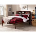 thumbnail image 1 of AFI Newport Full Solid Wood Platform Bookcase Bed in Walnut, 1 of 8