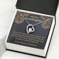 thumbnail image 4 of To My Granddaughter Love Means A Grandchild Forever Necklace w Message Card, 4 of 8
