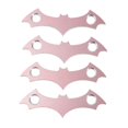 thumbnail image 2 of Wweixi 4 Pcs Joint de Protection en Alliage d'Aluminium pour Planche à Roulettes Longboard Or Rose, 2 of 6