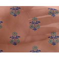 thumbnail image 4 of oneOone Georgette Viscose Fabric Leaves & Floral Block Printed Craft Fabric BTY 42 Inch Wide, 4 of 5