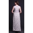 thumbnail image 4 of Bimba Robe Longue Décontractée d'Été Sans Manches à Fente avant Imprimée à Fleurs pour Femmes - XX-Grand, 4 of 5