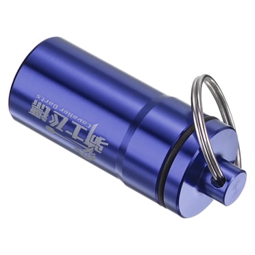 Unique Bargains Boîte de Rangement Portable pour Fléchettes, Organiseur d'Accessoires de Fléchettes, Bleu