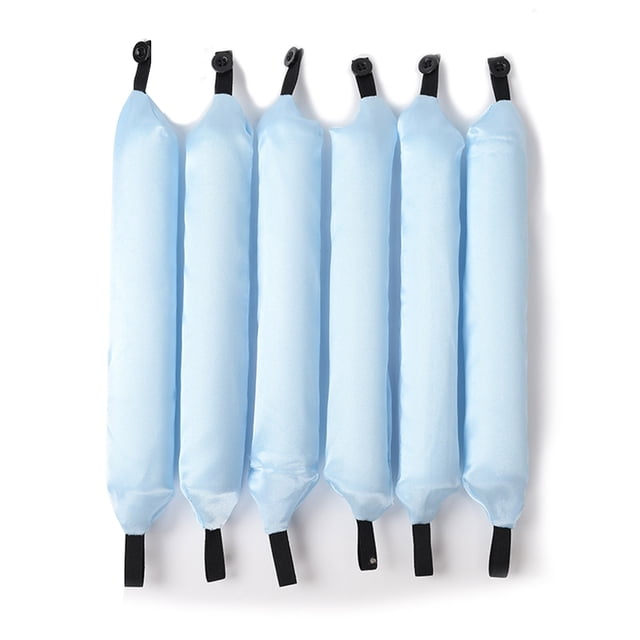 6PCS Lazy Hair Curler Set with Button Foam Rollers Big Wavy Curling Tube Foam Hair Curling Tool