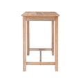 thumbnail image 3 of Linon Claridge Table de Pub en Bois Hauteur Comptoir, Brun Vieilli, 3 of 8