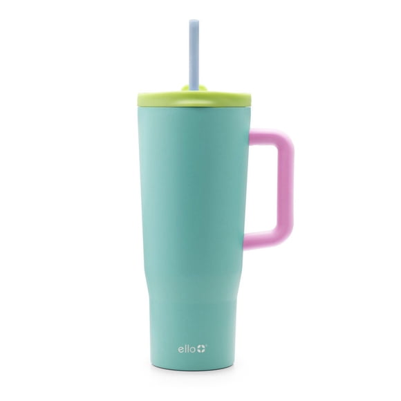 Ello Ultra Clean 40oz Gobelet en acier inoxydable avec poignée