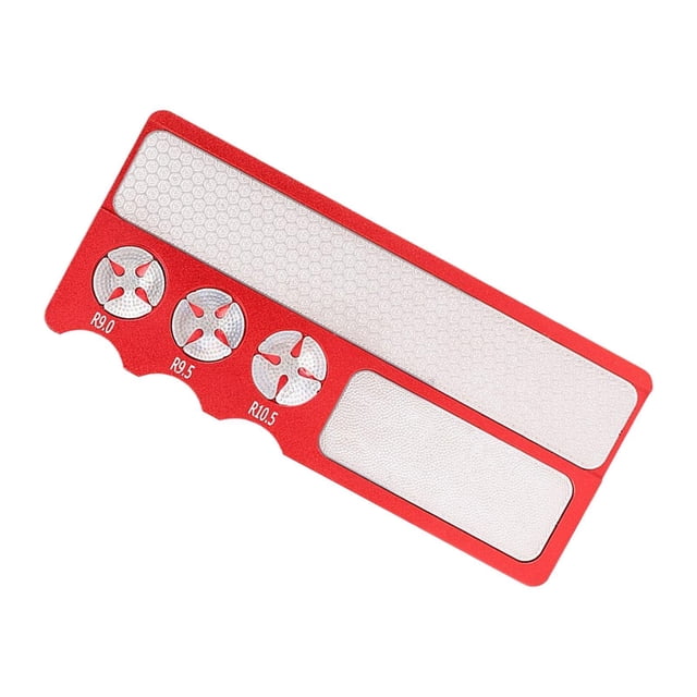 Decodeary Pool Cue Tip Tool Billiards Accessories Repair Tool Club Head Red Metal 122x53mm