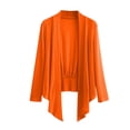thumbnail image 1 of vdgthytj Womens Cardigan Lightweight Long Sleeve Open Front Mesh Tops Plus Size Casual Solid Color Cardigan, 1 of 3