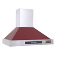 thumbnail image 1 of Kucht Professional 30 In. Wall Mounted Range Hood 900cfm In Red, 1 of 7