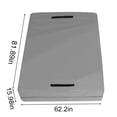 thumbnail image 3 of EGNMCR Sac pour Matelas avec Poignées pour Déménagement et Rangementâ?Bâche Robuste Réutilisable pour Rangement de Matelasâ?Housse de Transport Facile pour Déménager un Matelas,, 3 of 6