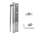 thumbnail image 1 of Riforla Ensemble de Fermeture Automatique de Porte avec Ressort en Acier Inoxydable Angle d'Ouverture 150 Charnière à Fermeture Automatique Réglable Fermeture Automatique de Porte (avec Bras de Levier) Vis Positionneur A, 1 of 8