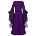 thumbnail image 3 of Babysbule Robe pour Femmes Liquidation Robe Vintage Classique Médiévale Longueur au Sol Renaissance Gothique à Manches Longues, 3 of 4