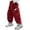 Rouge, variante sur Hfolob Pantalon Fille Pantalon Garçon Cordon Élastique Pantalon de Survêtement Joggers Actifs Molleton Chaud Pantalon de Survêtement pour Enfants