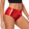 thumbnail image 1 of Shorts Booty Taille Haute pour Femmes Bas Rave Aguichant Confortables Tenue de Danse de Boîte de Nuit, 1 of 5
