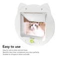 thumbnail image 3 of Cat Door, 2 Way Lockable Cat Flap Door For Interior Exterior Door Noiseless Weatherproof Pet Doors For Cats Kittens Doggies For Window Wall, Fast Installation, 3 of 8