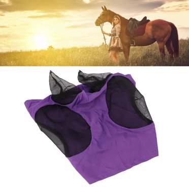Horse  Horse Mesh Fly  Breathable Elastic Horse Face  with Ears Protection Riding Equestrian Equipment