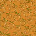 thumbnail image 1 of Ahgly Company Tapis d'Intérieur Lavables en Machine, Carré Transitionnel Orange Foncé, Carré de 6', 1 of 7