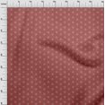 thumbnail image 4 of oneOone Rayon Maroon Fabric Retro Minimal Iron Craft Projects Decor Fabric Printed By The Yard 56 Inch Wide, 4 of 5