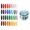 Clear, variant on Non Dirty and Washable Plastic Crayons for Children's Painting Safe and Easy to Use