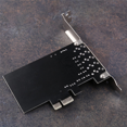 thumbnail image 4 of 3X Carte Son PCIe 5.1, Carte Audio 3D PCI Express Surround pour PC avec Performance Sonore Directe Élevée et Support, 4 of 7