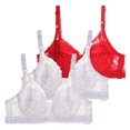 thumbnail image 1 of Kcodviy Pack of 3 Women Tan Bra Bras with Underwire Push Compression Sports Bras for Women Up Bra Set Women Backless Bra Bustier Sports Bra Training Cotton Sports Bras for Women Bra, 1 of 2