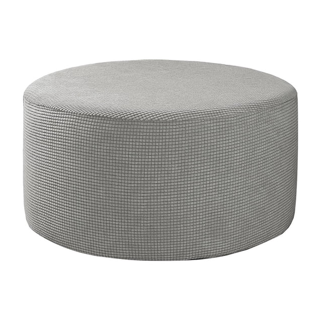 MesaSe Ottoman Slipcovers Ottoman Footstool Cover Removable Kahki