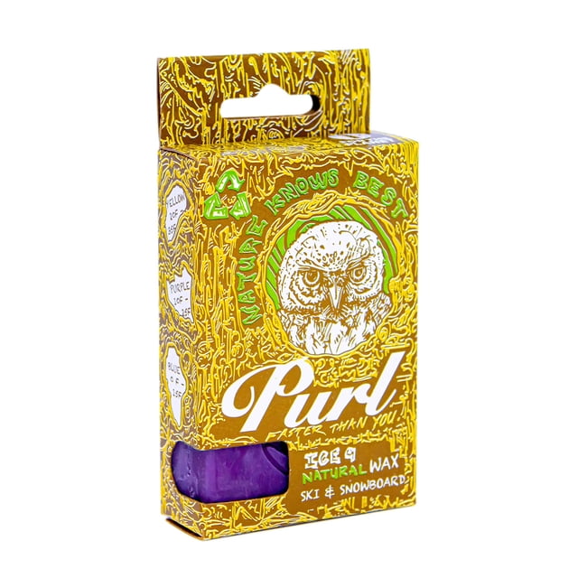 Purl Natural Ski & Snowboard Wax (Purple/Universal Temp)
