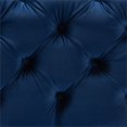 thumbnail image 2 of Baxton Studio Avara Modern Tufted Velvet Ottoman in Royal Blue and Gold, 2 of 7