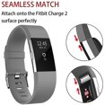 thumbnail image 2 of Replacement Bands Compatible for Fitbit Charge 2, Classic & Special Edition Adjustable Sport Wristbands(Gray,L), 2 of 7