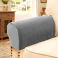 thumbnail image 2 of Sentmoon Couch Arm Covers Office Chair Arm Covers Elastic Sofa Armrest Covers Thickened and Protective Covers for Home Furnishings Casual Solid Color Armrest Covers Sofa Decorations, 2 of 7