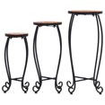 thumbnail image 2 of vidaXL Mosaic Tables 3 pcs Terracotta Ceramic, 2 of 5