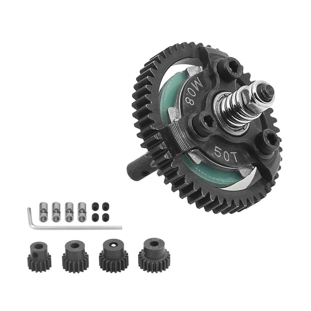 CNKOO Ensemble de Vitesses RC pour TRAXXAS 1/10 SLASH 2WD Voiture RC 0.8m