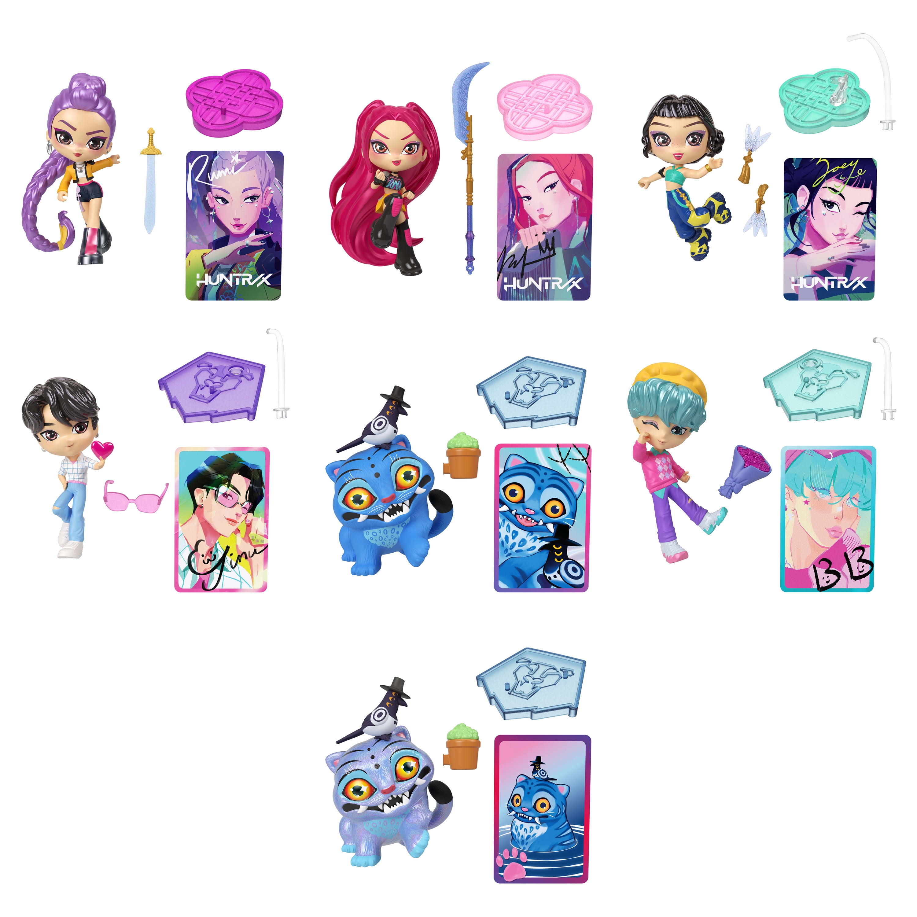 Figurine KPop Demon Hunters, figurine de collection de 8,9 cm du personnage favori des fans (les styles peuvent varier)