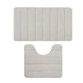 thumbnail image 2 of Meitianfacai s Bathroom Rugs Sets 2 Memory Foam Bath Mat Set Bathroom Rugs Practical for 2 PCS Toilet Mats Soft Cozy Water Absorbent Non-Slip Thick Machine Washable Easy to Dry, 2 of 8