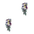 thumbnail image 1 of Maytalsory Wide Application Artificial Flower Realistic Appearance Low Maintenance Vintage purple 2Set, 1 of 6