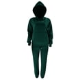 thumbnail image 4 of Ensemble de Deux Pièces pour Femmes 2023 Mode Poche Col Rond Décontracté Manches Longues Chandail en Molleton + Pantalon Ensemble de Sport pour Femmes en Solde, 4 of 5