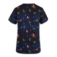 thumbnail image 4 of Hauts de Noël pour Femmes, Imprimé Xmas Drôle, Manches Courtes, Anti-Rides, Col en V, Uniforme de Soins Infirmiers avec Poches, 4 of 5