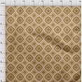 thumbnail image 4 of oneOone Georgette Viscose Light Brown Fabric Geometric Craft Projects Decor Fabric Printed By The Yard 42 Inch Wide, 4 of 5