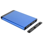 Mobile Hard Disk Enclosure, 8TB Ultra Slim External Hard Drive USB3.0 Portable 2.5in SSD HDD  Aluminum Alloy Enclosure Drive for Outdoor Working Laptop Accessories Computer