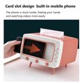 thumbnail image 4 of Home TV Shape Phone Holder Tissue Box, 2 In 1 Phone Stand Bracket, Large Tissue Slot, Hide Messy Tissues, Adjustable Height, Living Room Decor, 4 of 8