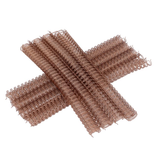 Zaqw Double Wire Binding Spine, Metal Inner Wire Nylon Coating, 100 Count